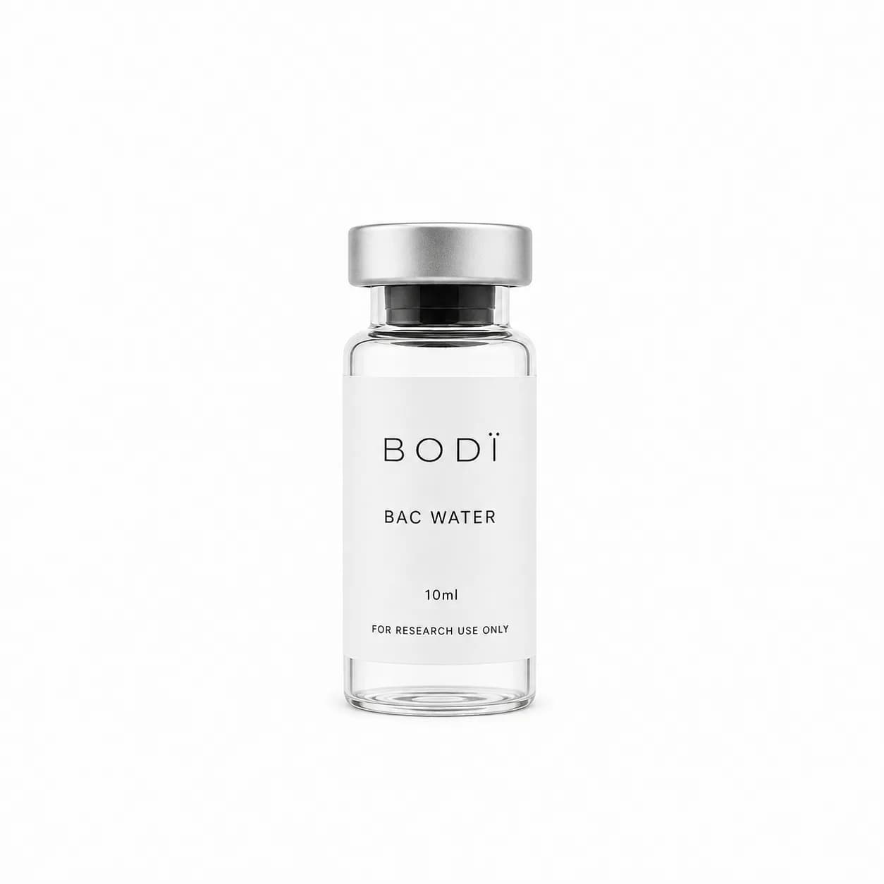 Agua bacteriostática 10ml, vial para investigación